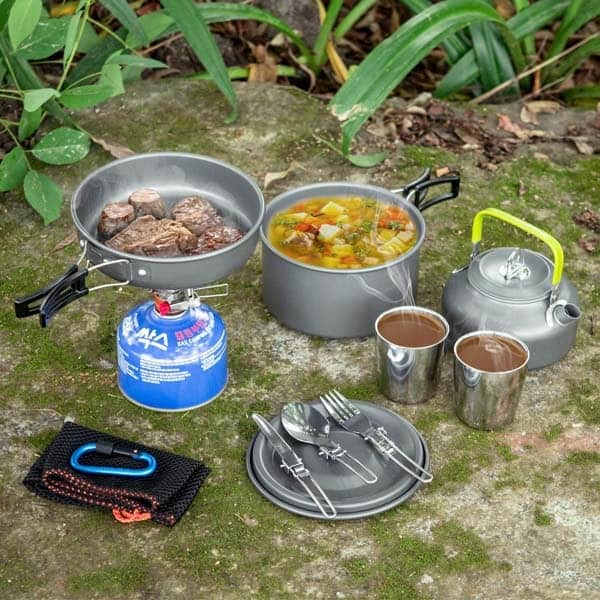 https://www.amazon.com/Odoland-Camping-CookwaCamping Cookware Kit: birthday presents for boyfriend