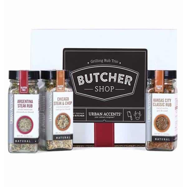 housewarming gifts for men who loves to grill: grilling spice rub gift set