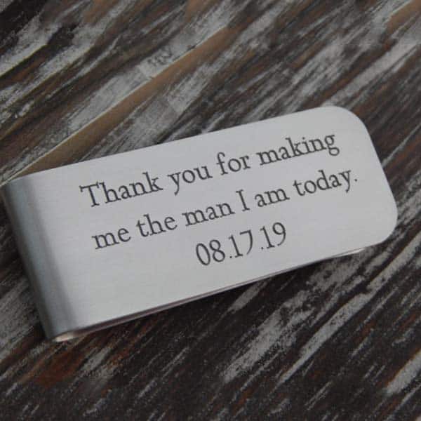 money clip for father of the groom