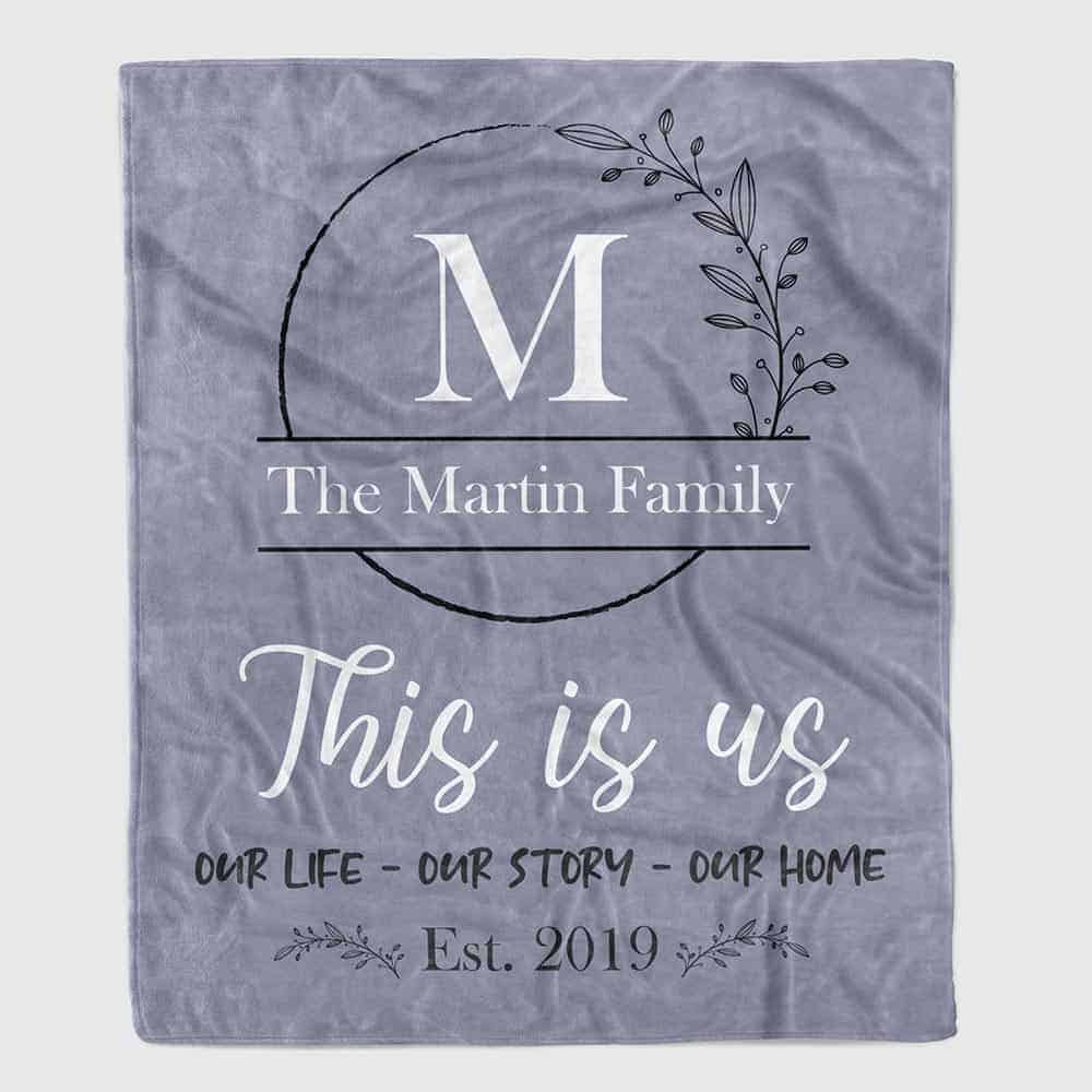 good housewarming gifts for guys: this is us blanket