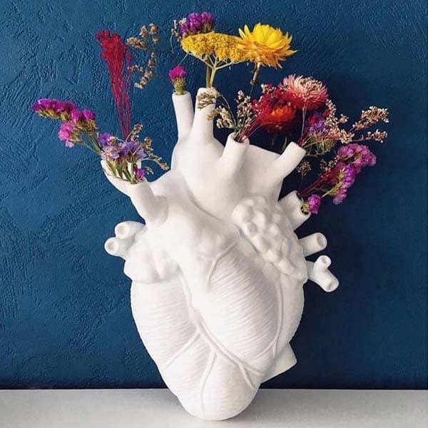 best gift for medical school graduate: Anatomical Heart Vase