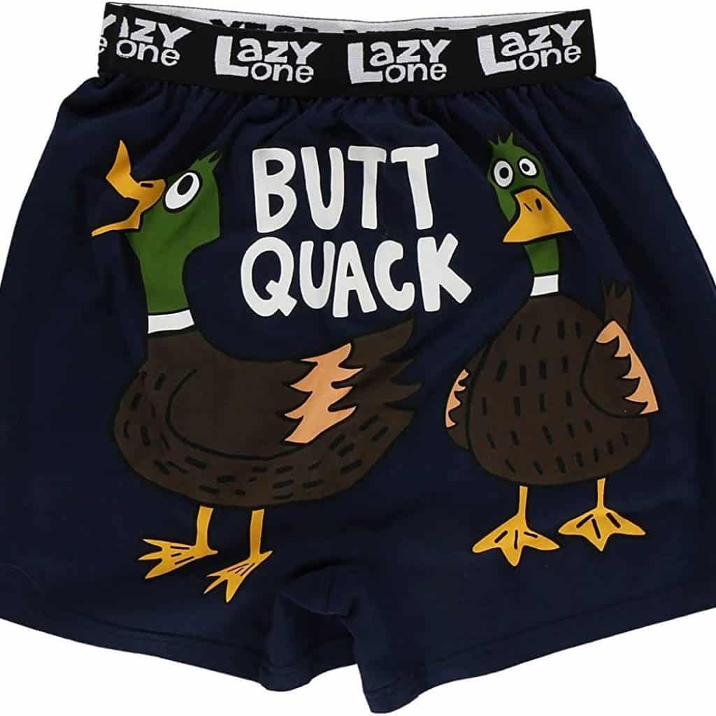 a butt quack boxer funny boyfriend gift