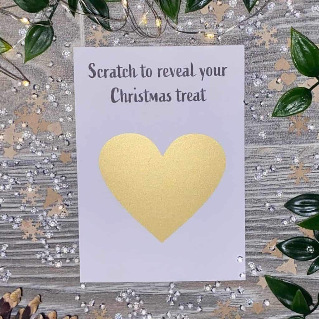 Christmas Naughty Scratch Card for Boyfriend