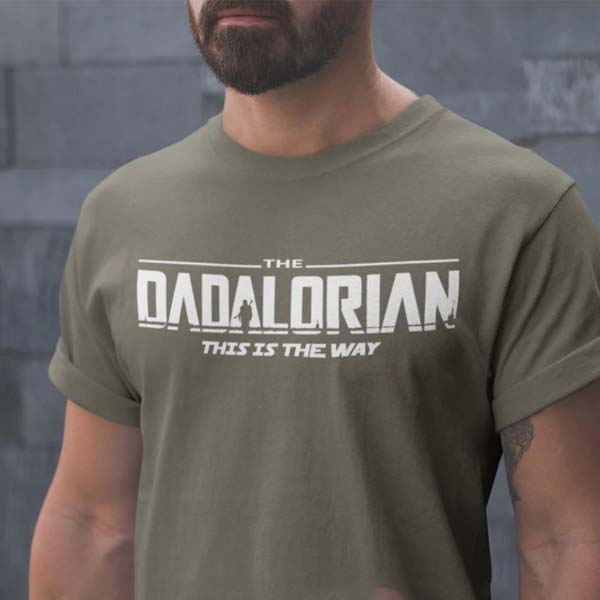 unique father's day gifts: Dadalorian Shirt