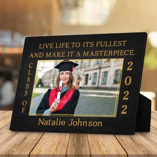 gifts for med school students: Live Life To Its Fullest Plaque