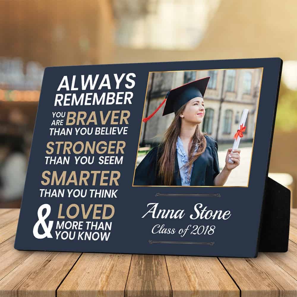 gifts for college graduates: Custom Photo Plaque