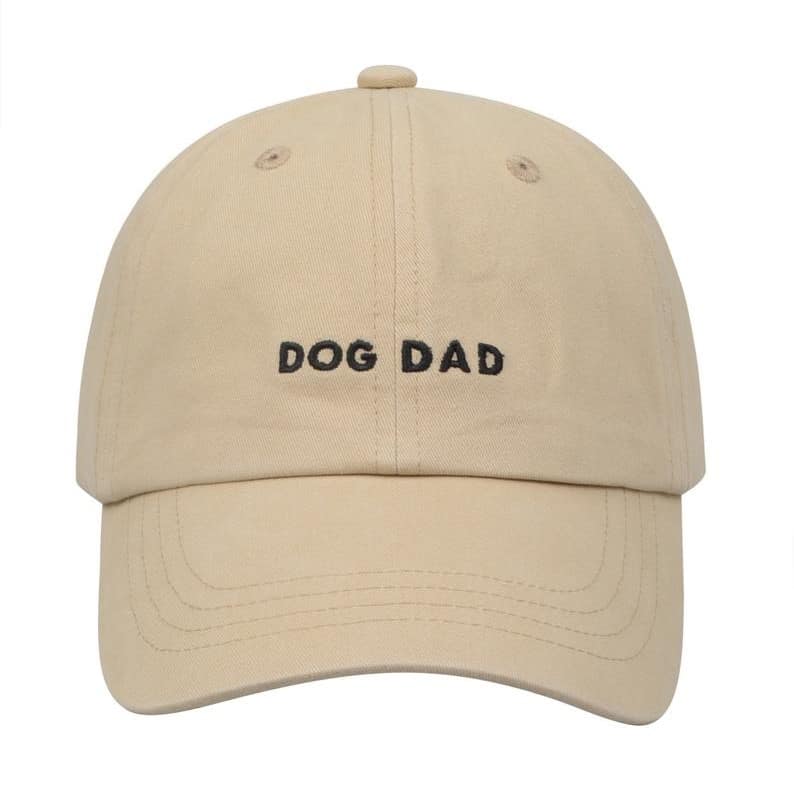 Baseball cap for dog dad