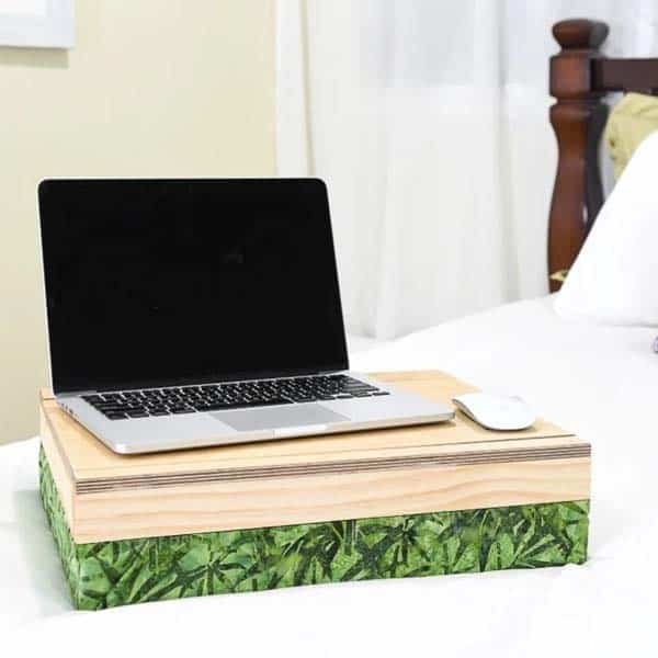 crafty gift ideas for girlfriend: Lap Desk with Storage 
