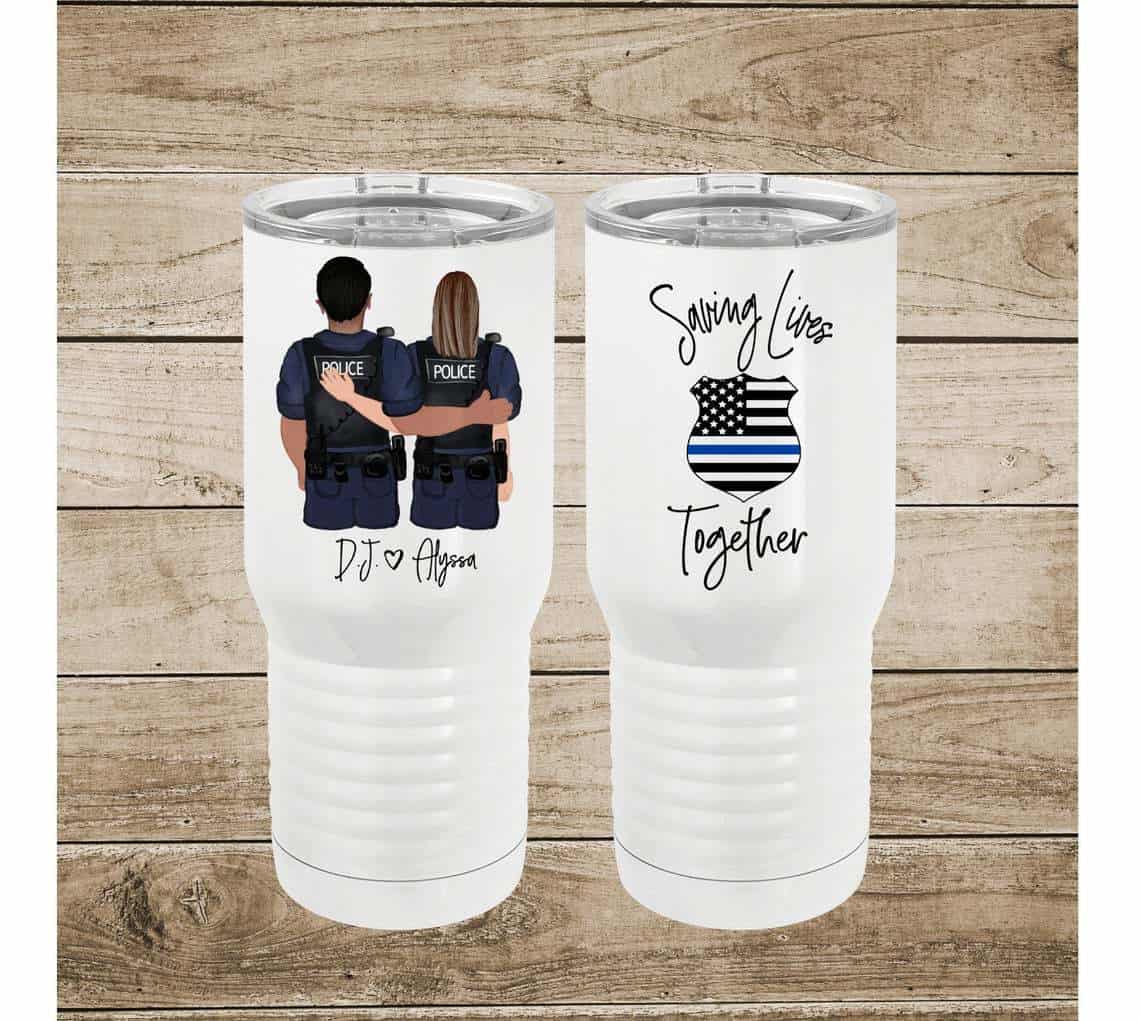 Tactical Tumbler for Police Couple