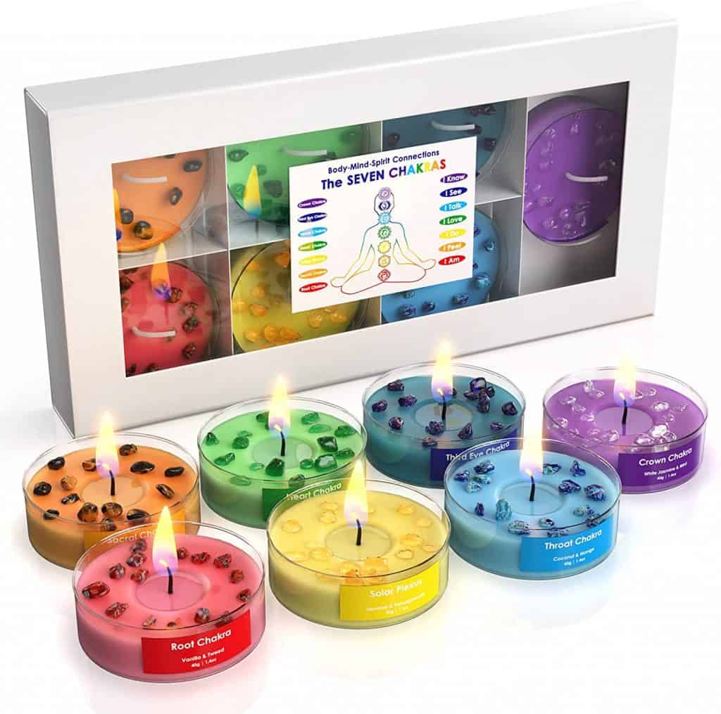 Meditation Crystal Scented Candles