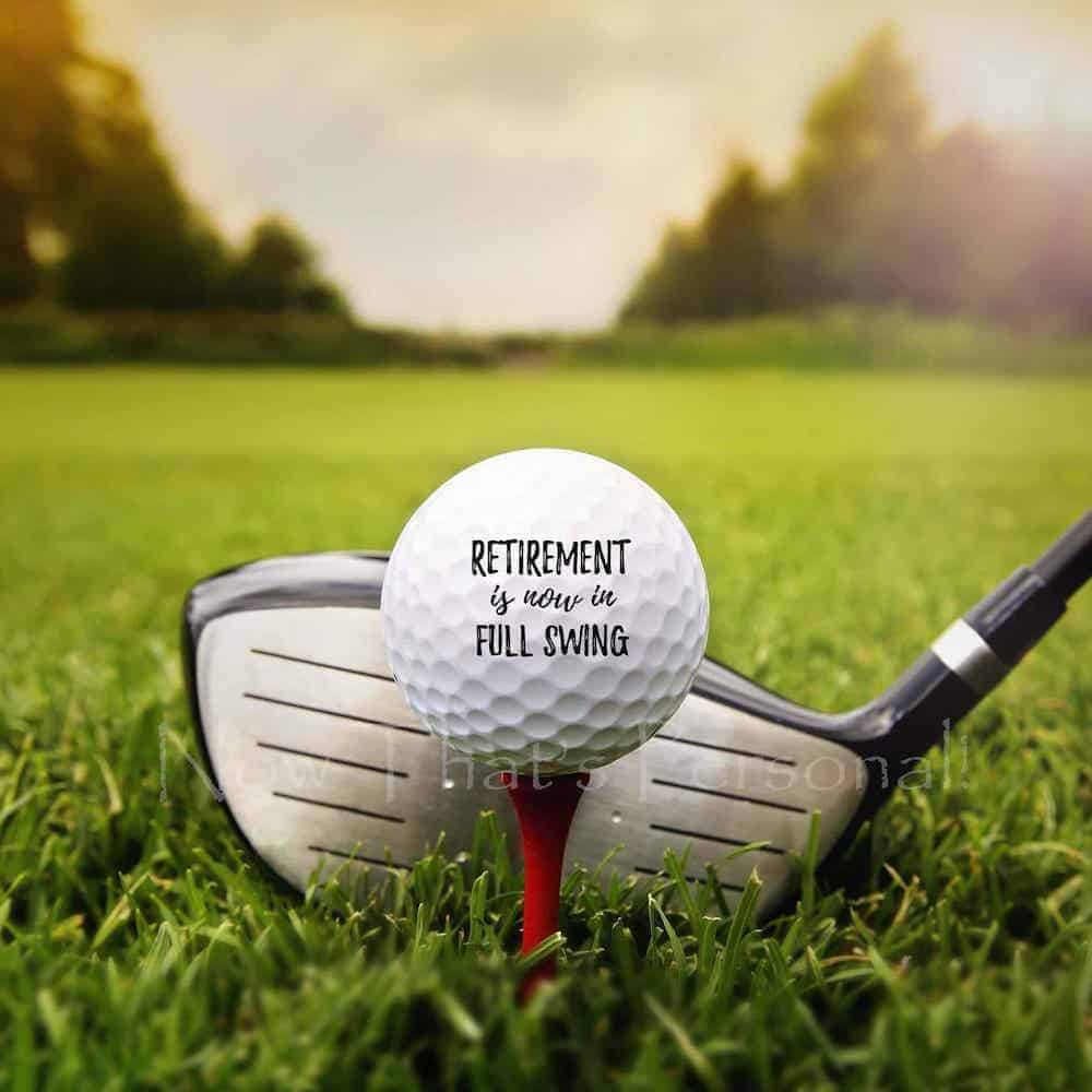 Retirement Golf Balls