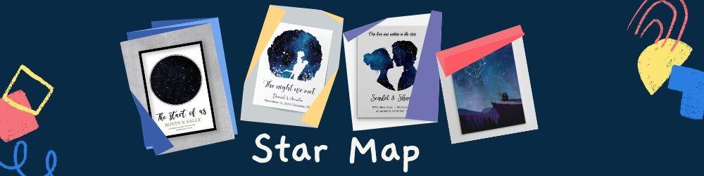 Star Map Canvas Prints from 365Canvas 