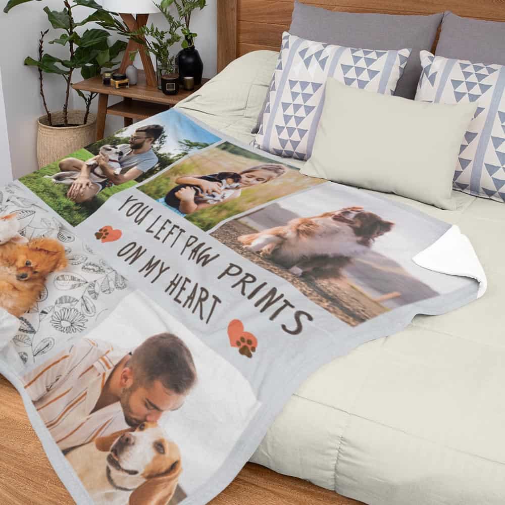 Dog Dad Gifts: Custom Photo Blanket
