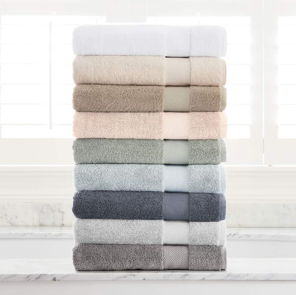 set of plush bath towels as a wedding gift for couples already living together