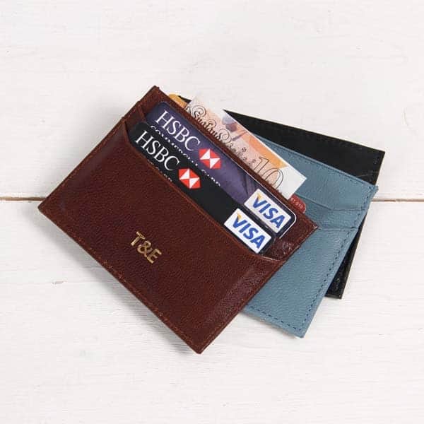 Slim Card Wallet: gift from father to son on wedding day