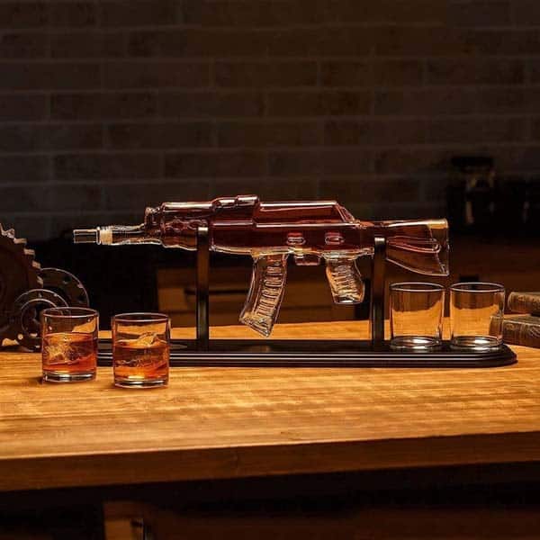 Gun Whiskey Decanter: wedding gift ideas for brother