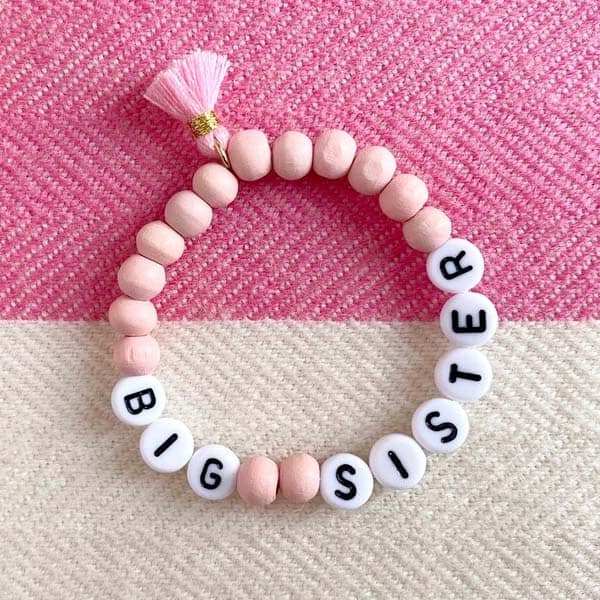 Kids Beaded Bracelet: gifts for new big sister