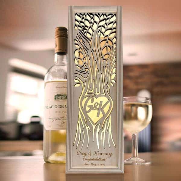 gift for brother marriage: Lantern Wine Box