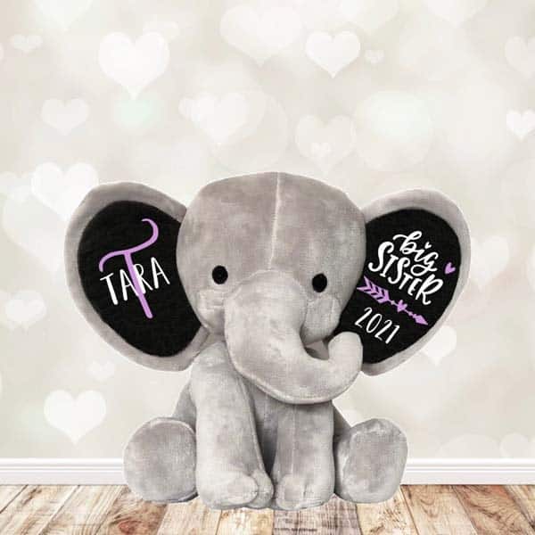 Stuffed Elephant: gifts for becoming a big sister