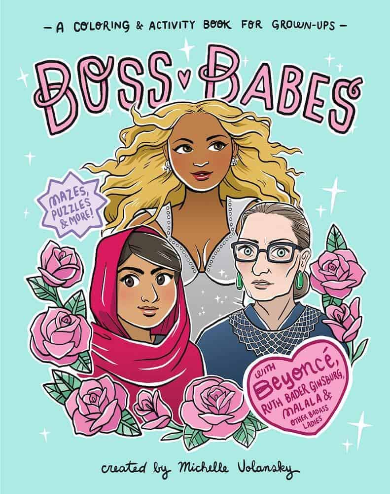 boss babes coloring and activity book for women