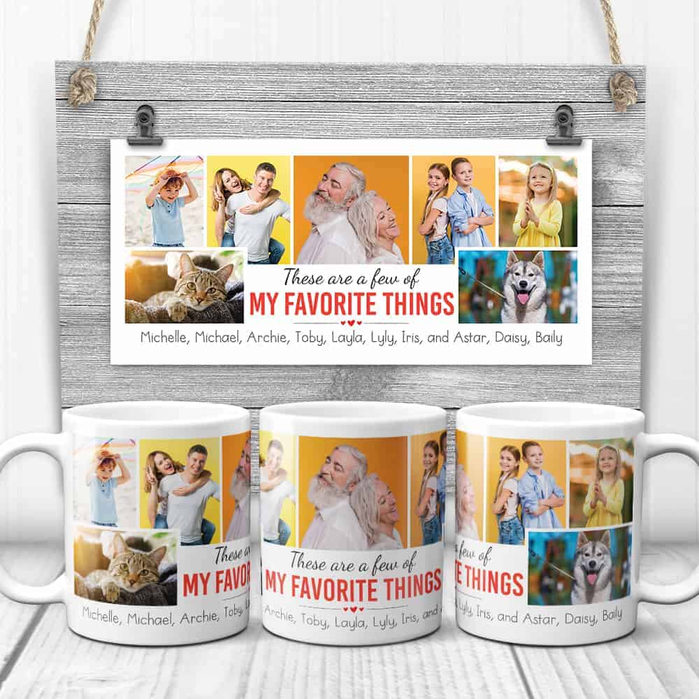 custom photo collage coffee mug