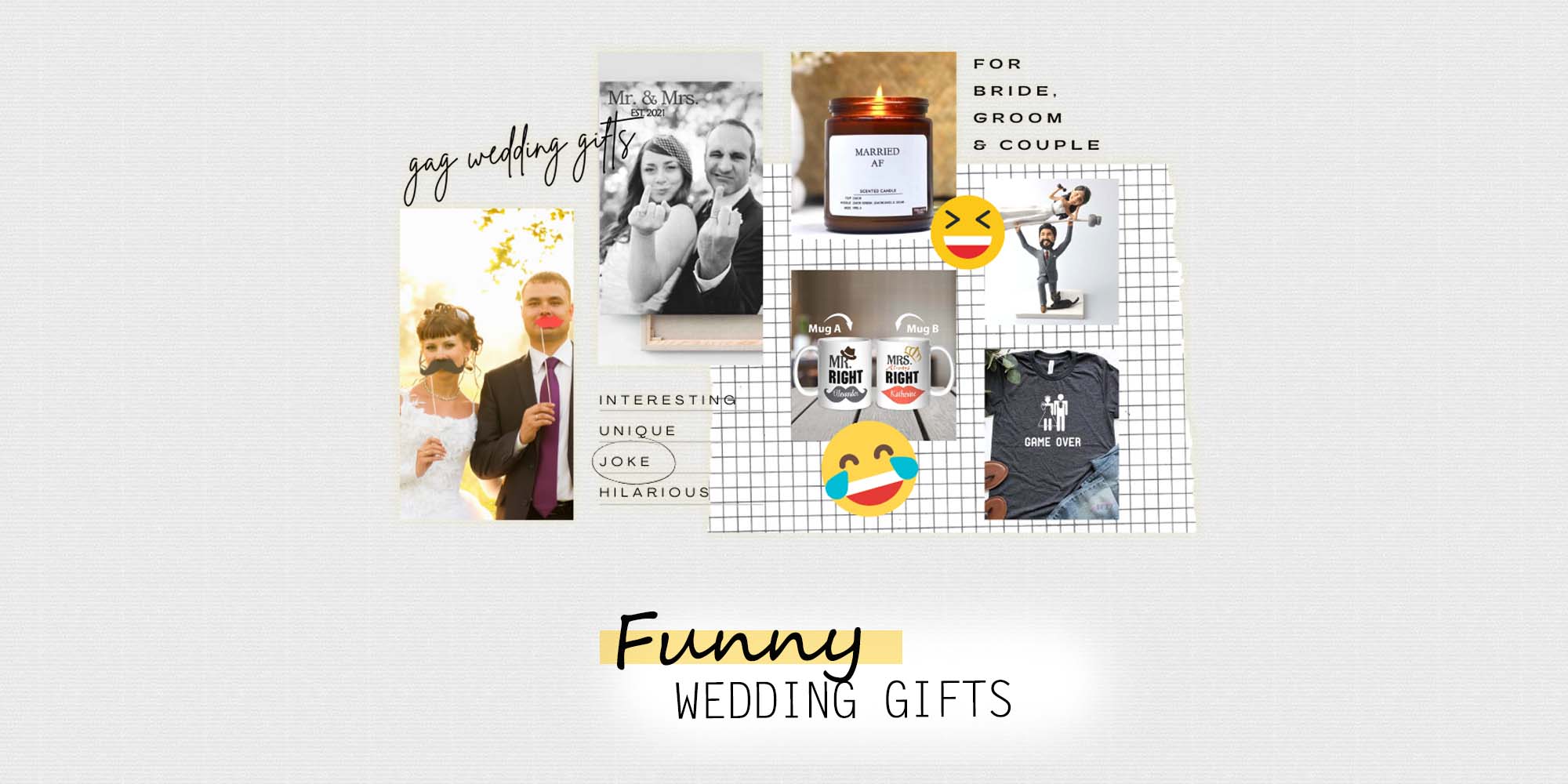 20 Best Funny Wedding Gifts for Couples (2021)