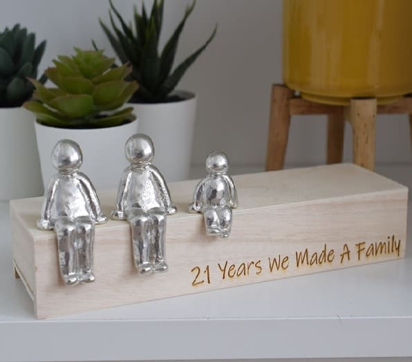 21 Years We Made a Family Sculpture Figurines