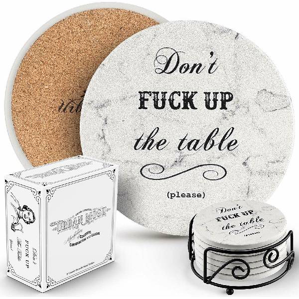 Coasters Dirty Christmas Gifts
