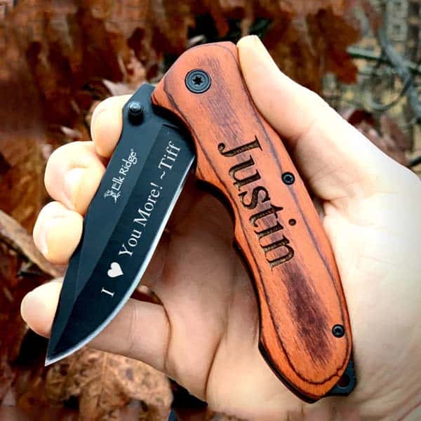 customized things for boyfriend: Unique Pocket Knife