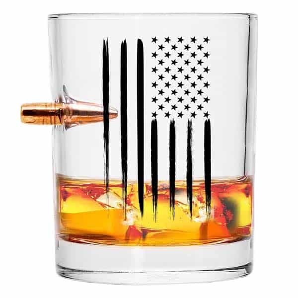gifts for army men: Bullet Whiskey Glass