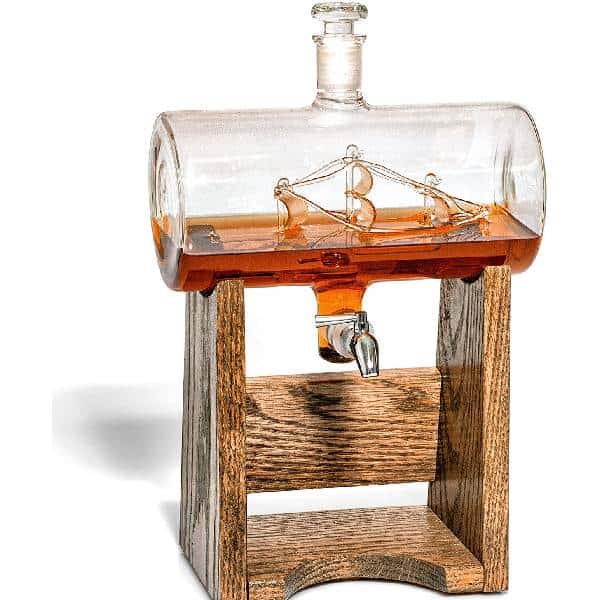 Bourbon Whiskey Decanter 50th Birthday Gift Ideas For Men