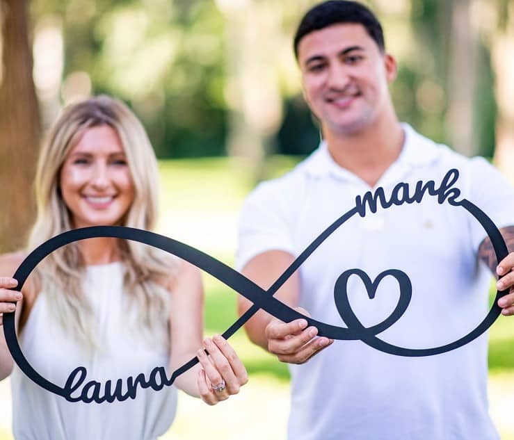 personalized engagement party gift for couples