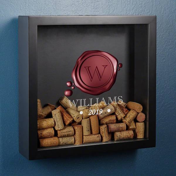 WAX SEAL PERSONALIZED SHADOW BOX 50th Birthday Gift Ideas For Men