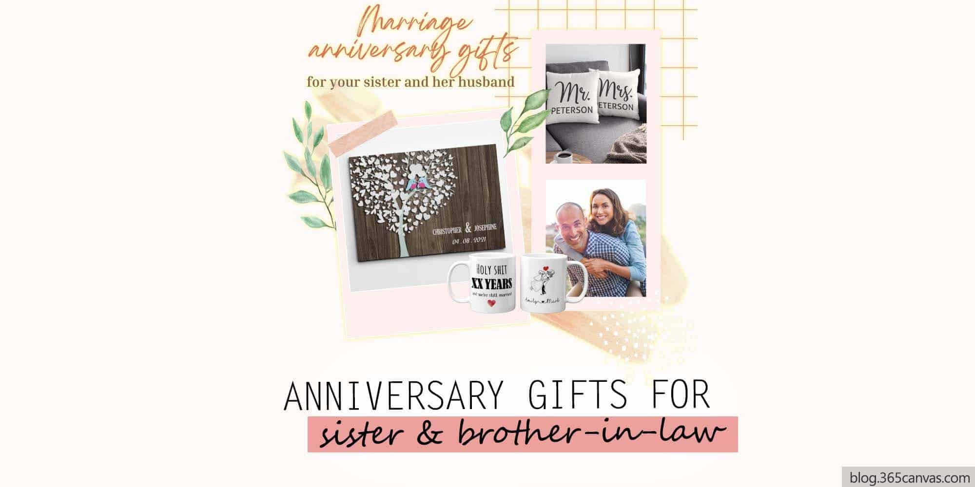20 Creative Anniversary Gifts for Sister and Brother-In-Law (2022)