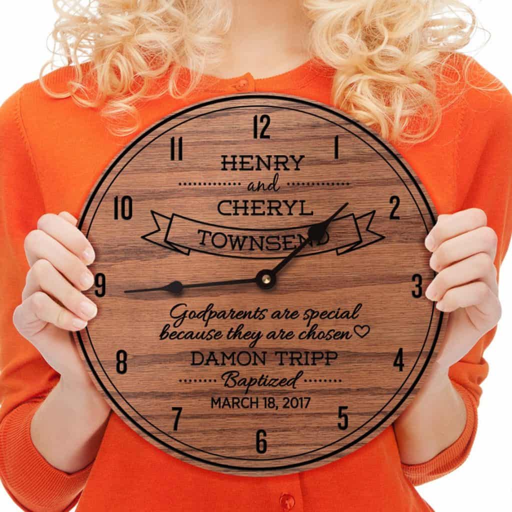 Personalized Baptism Clock