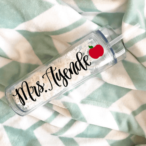 Personalized Tumbler - Teacher Valentine Gifts