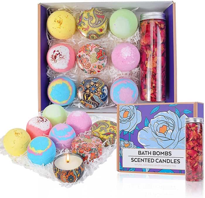 Bath Bombs Gift Set - ideas for valentines day for her