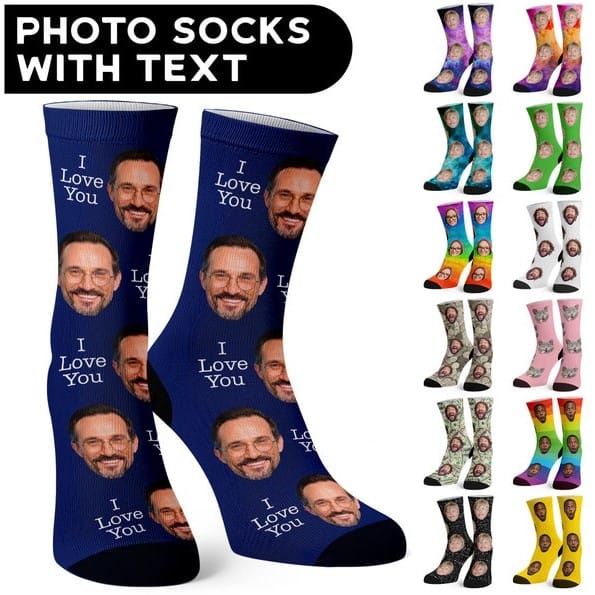 Custom Face Socks - funny valentines gifts for friends