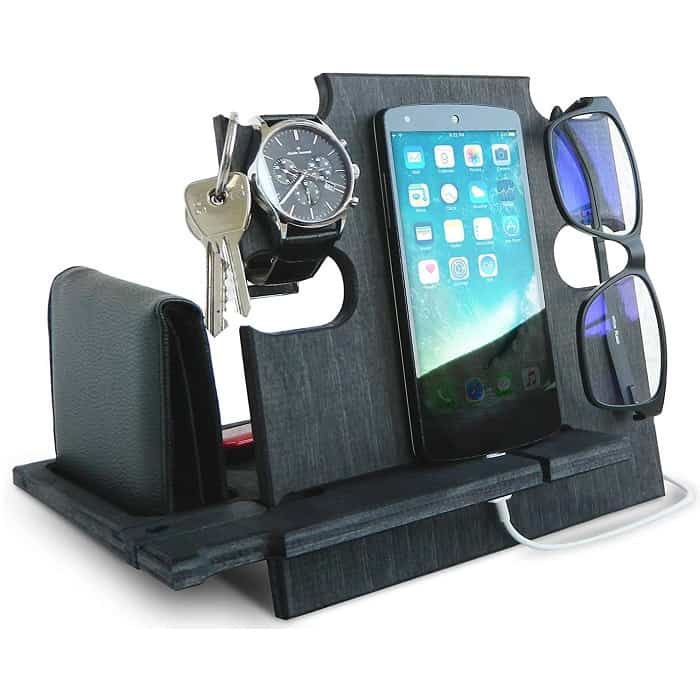 Wooden Docking Station - gifts for senior males