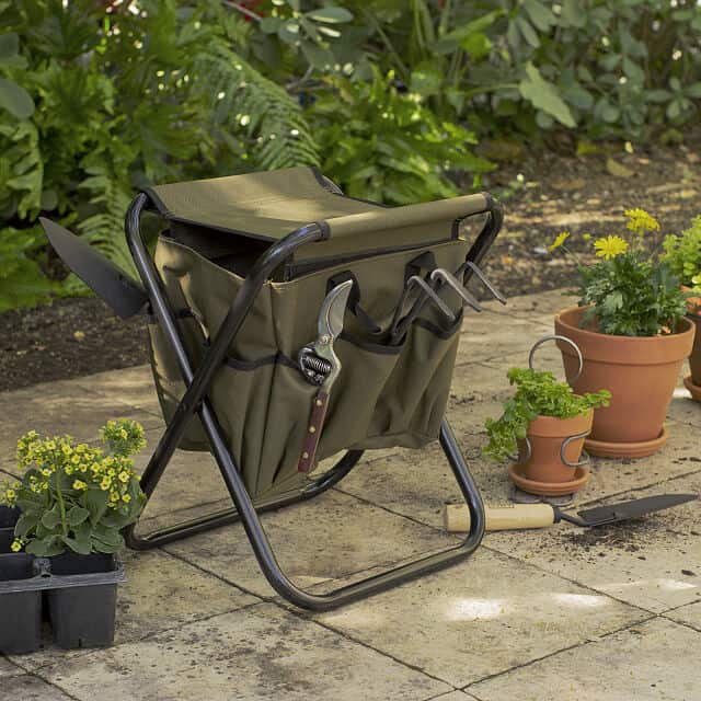 Gardener's Tool Seat - gifts for older men after retirement