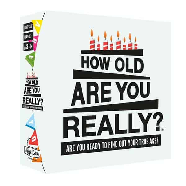 50th birthday presents for her: How Old Are You Really Party Game