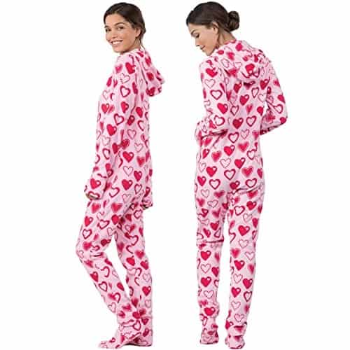 PajamaGram Fleece Onesies - valentines day funny gifts