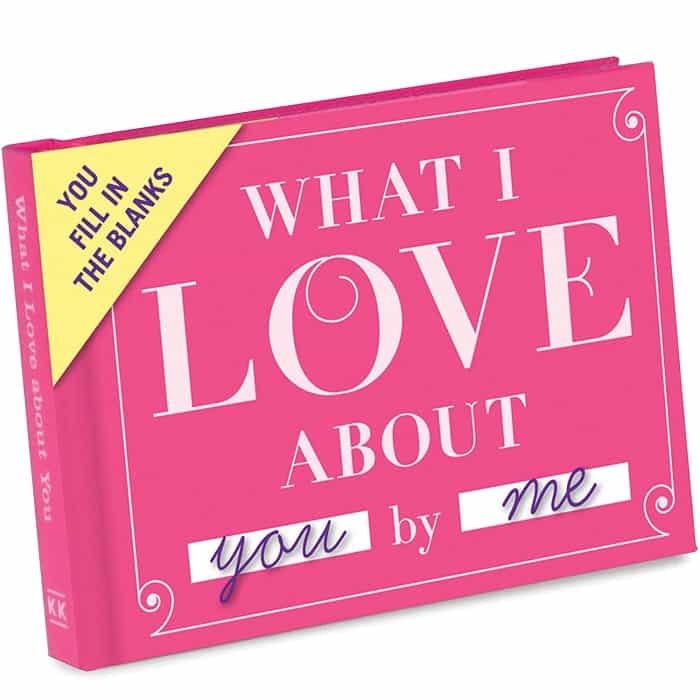 What I Love About You Book - top valentine day gifts