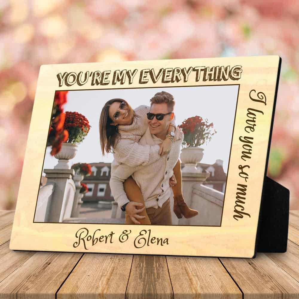 You’re My Everything Custom Photo Plaque – Anniversary Gift