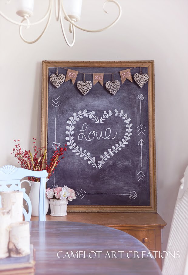 Custom Love Chalkboard
