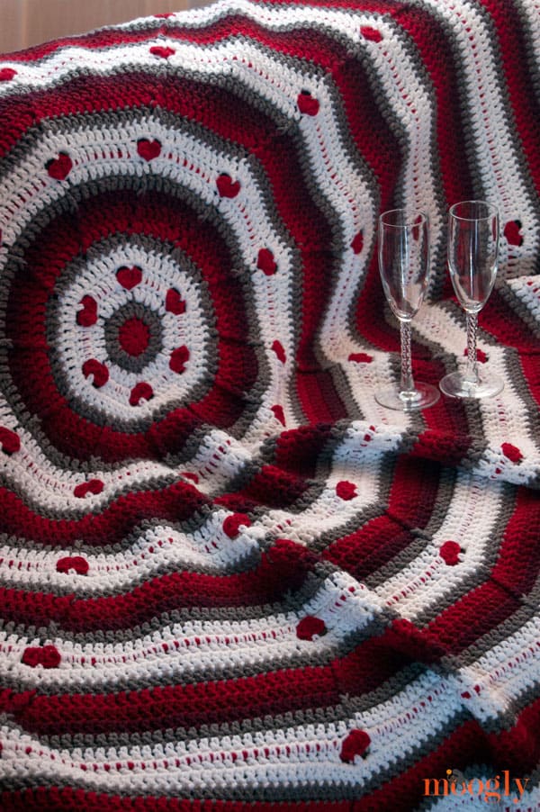 Crochet Heart Blanket