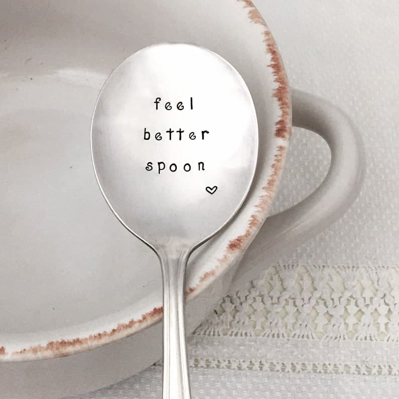 Feel Better Spoon - get well gifts for men after surgery
