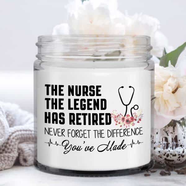 The Nurse The Legend Has Retired Candle