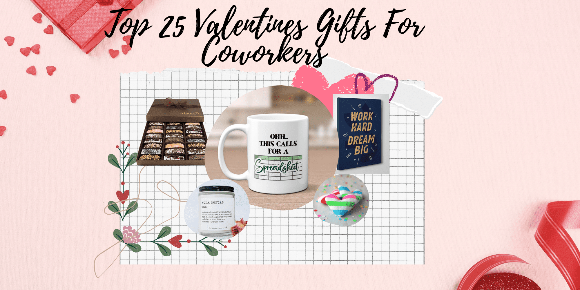 25 Cute Valentine's Day Gifts For Coworkers (2023) - 365Canvas Blog