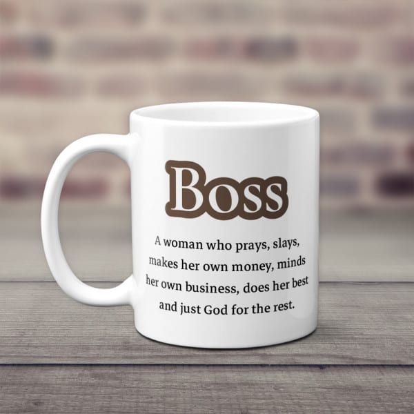 creative valentines day gifts for coworkers - Boss Mug